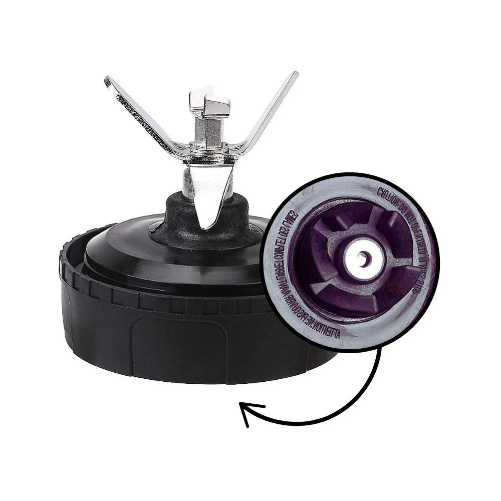 5 Fin 85mm Blade Replacement Compatible with Nutri Ninja QB3000 - Not Auto IQ