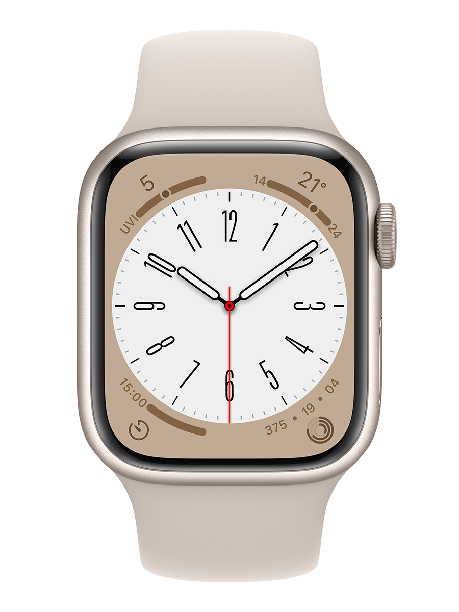 Apple Watch Series 8 41mm Starlight Aluminium Case GPS + Cellular 32GB Smartwatch Telstra