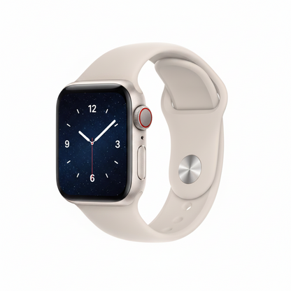 Apple Watch SE 1st Gen 40mm Cellular Starlight GPS + Cellular Smartwatch - Good - Refurbished Apple