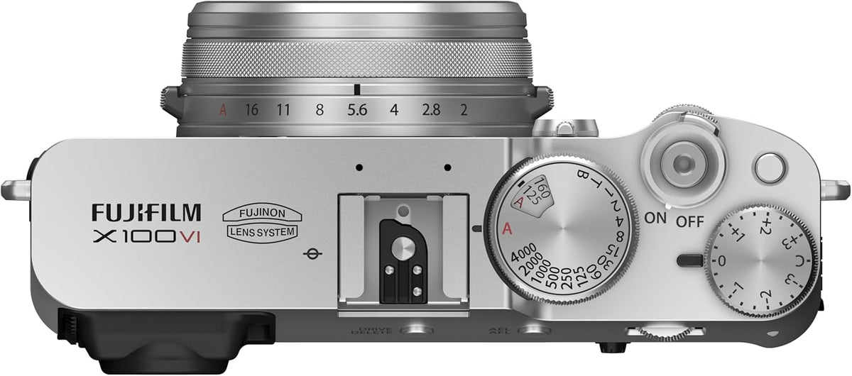 Fujifilm X100VI Digital Camera – 40MP, 6-Stop IBIS, 4K/6.2K Video - Silver Fujifilm