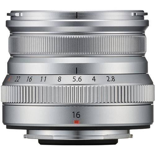 Fujifilm XF 16mm F2.8 R WR Lens (Silver) – Compact Wide-Angle Prime for X-Series Cameras Fujifilm