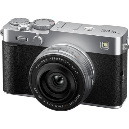 Fujifilm X-E5 Mirrorless Camera Kit with XF 23mm f/2.8 R WR Lens – Silver Fujifilm