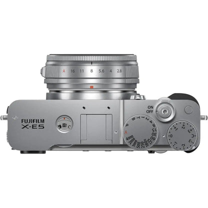 Fujifilm X-E5 Mirrorless Camera Kit with XF 23mm f/2.8 R WR Lens – Silver Fujifilm
