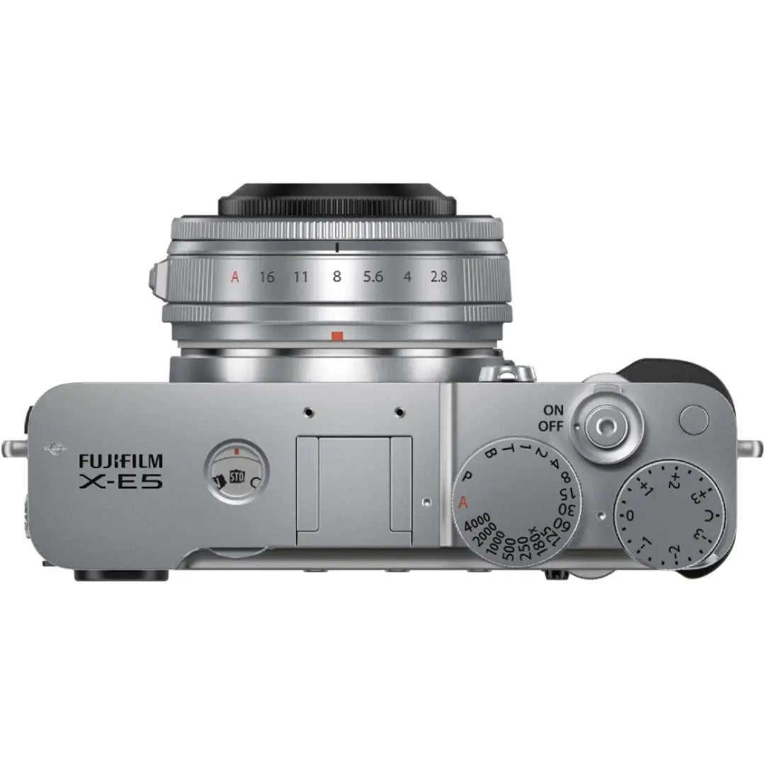 Fujifilm X-E5 Mirrorless Camera Kit with XF 23mm f/2.8 R WR Lens – Silver Fujifilm