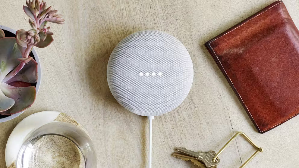 Google Nest Mini – Smart Speaker with Google Assistant – Chalk - Open Never Used - (AU Version) Google