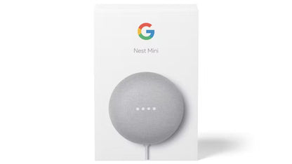 Google Nest Mini – Smart Speaker with Google Assistant – Chalk - Open Never Used - (AU Version) Google