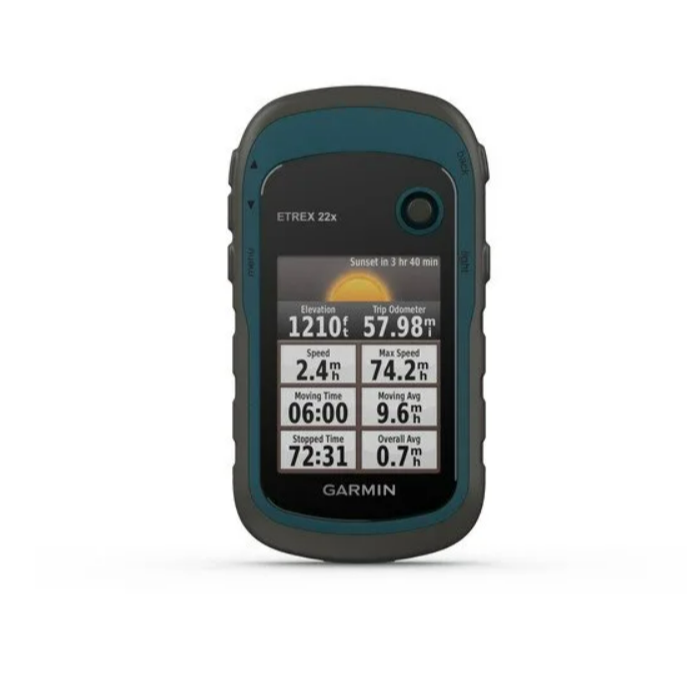 Garmin eTrex 22x Rugged Handheld GPS Navigator Black/Blue (AU Version) - Pristine – Refurbished Garmin