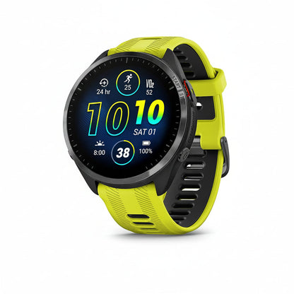 Garmin Forerunner 965 GPS Running Smartwatch - Black/Grey, Whitestone, Amp Yellow - Good - Refurbished (Copy) Garmin