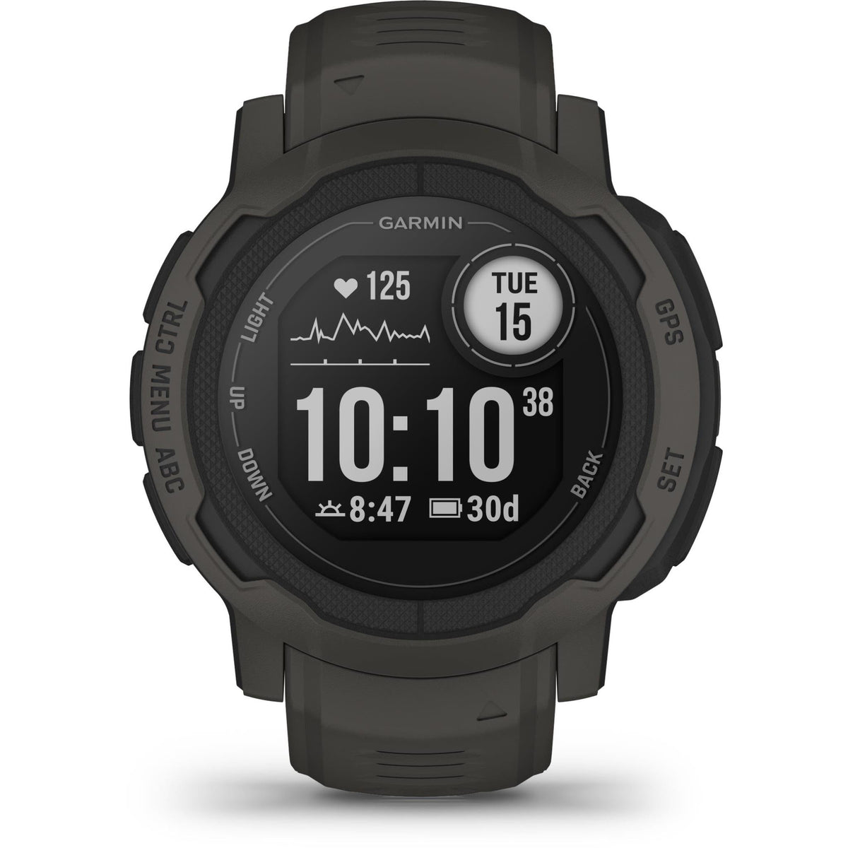Garmin Instinct 2 Rugged GPS Smart Watch - Graphite (AU Version) Garmin