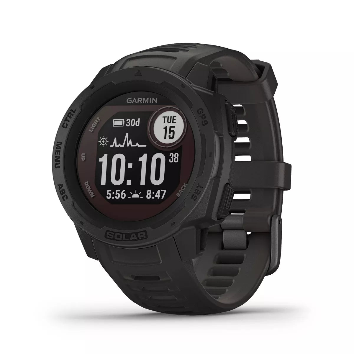 Garmin Instinct Solar GPS Multi Sport Watch - Tidal Blue (Refurbished Grade-A) Garmin