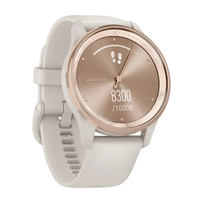 Garmin vívomove Trend Hybrid Smartwatch, White Cream - Excellent - Refurbished (Copy) Garmin