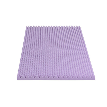 Giselle 5cm Memory Foam Mattress Topper Lavender Infused Egg Crate Pad Mat Single Tristar Online