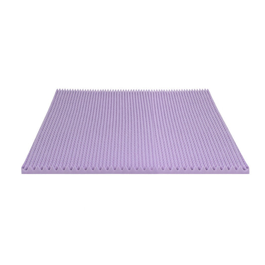 Giselle 5cm Memory Foam Mattress Topper Lavender Infused Egg Crate Pad Mat Double Tristar Online