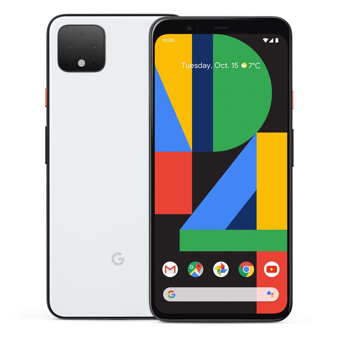 Google Pixel 4 XL Dual 128GB - Clearly White - Pristine - Refurbished Google