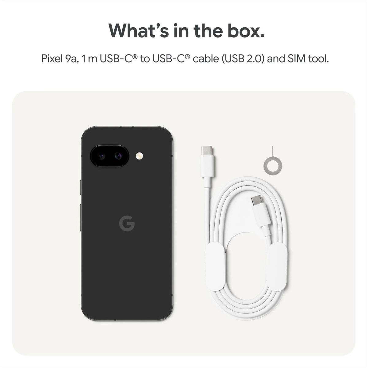 Google Pixel 9a 5G 8GB/128GB - Obsidian - Open Never Used Google