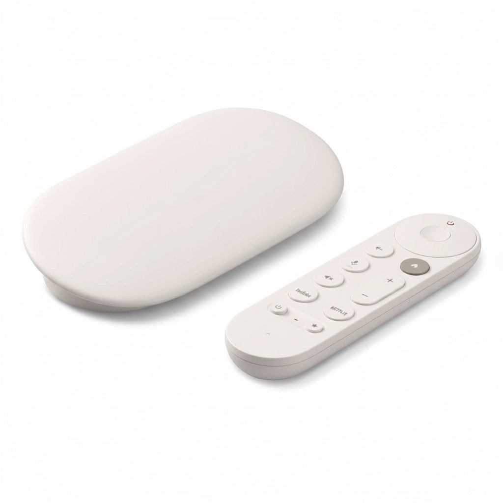 Google TV Streamer 4K GA05662 Porcelain, Hazel - 4K HDR Smart Streaming Device Google