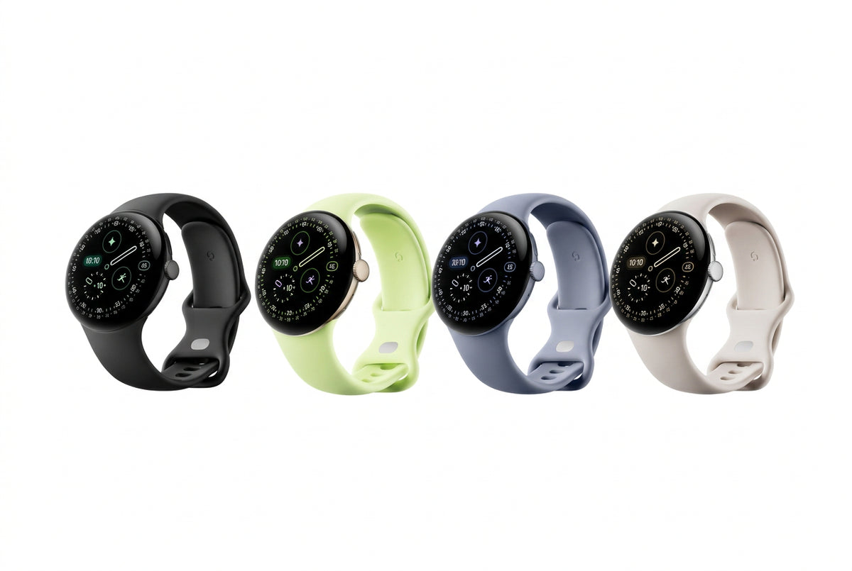 Google Pixel Watch 4 LTE - 41mm, 45mm - Matte Black, Polished Silver, Champagne Gold, Satin Moonstone - Smartwatch - Acceptable - Refurbished