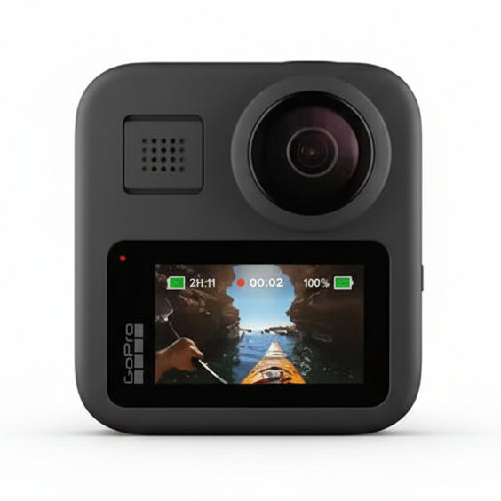 GoPro MAX 360 Action Camera Black underwater demonstrating 5m waterproof capability


