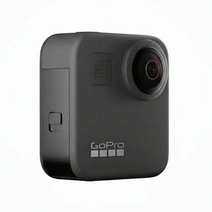 GoPro MAX 360 Action Camera Black in HERO mode recording wide-angle POV video

