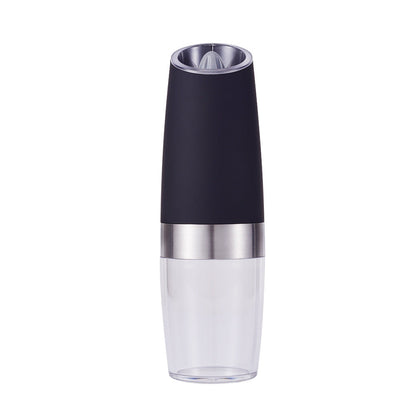 Gravity Electric Salt & Pepper Grinder Set - Adjustable Coarseness, LED Light, Battery Operated(black) Tristar Online