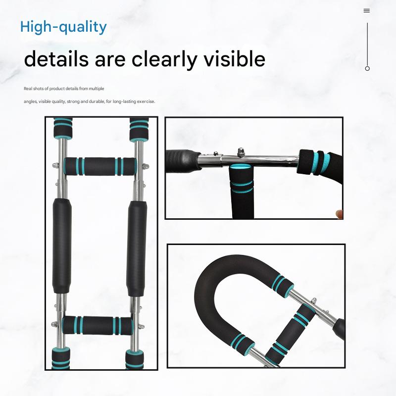 Gray black Adjustable U-Shaped Arm Exerciser - For Home Fitness Strength Training (30kg) Tristar Online