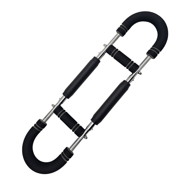 Gray black Adjustable U-Shaped Arm Exerciser - For Home Fitness Strength Training (30kg) Tristar Online