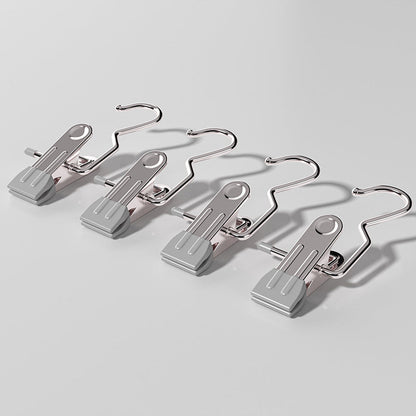 Gray Stainless Steel Hanging Clips (35 PCS) - Strong Grip for Pants, Hats, Socks, Laundry Tristar Online