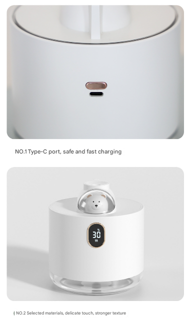 Green Adorable Space Capsule Humidifier - Portable USB Cool Mist Maker with LED Display & Ambient Night Light Tristar Online