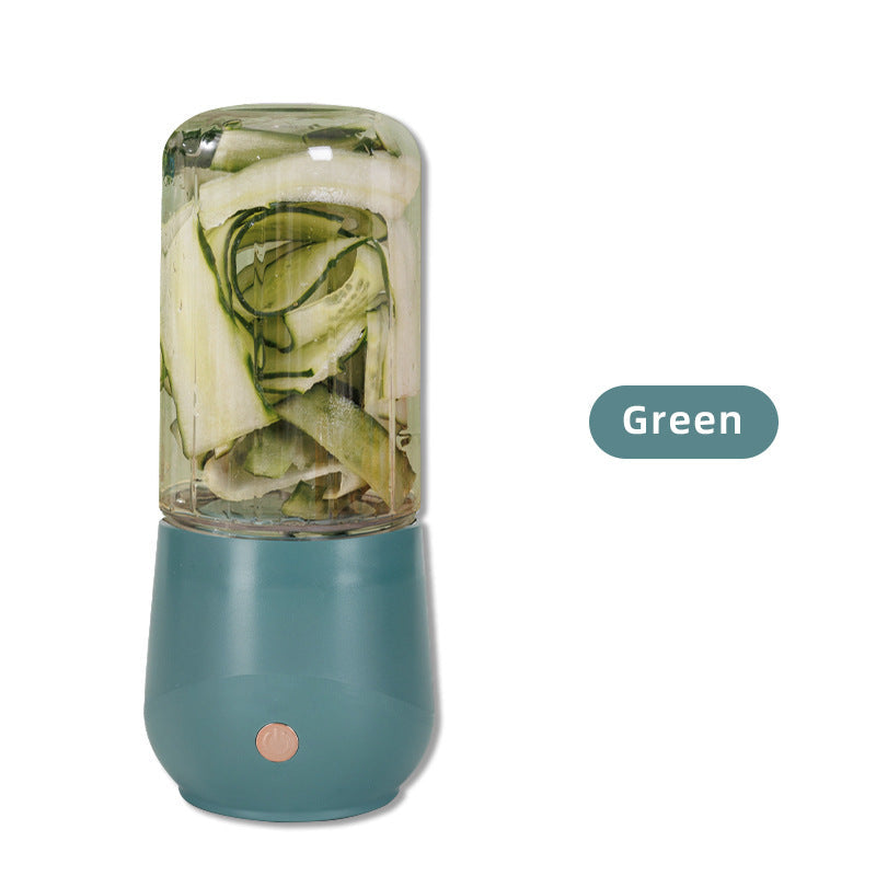 Green Compact Portable Blender - USB Rechargeable Mini Juicer Cup with 4 Blades Tristar Online