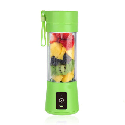 Green Portable Blender USB Rechargeable - Personal Size Smoothie Maker On The Go Tristar Online