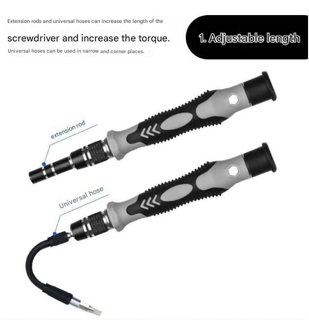 Grey Professional 115-in-1 Precision Screwdriver Set - Magnetic Repair Tool Kit for PC, Laptop, Phone & Electronics Tristar Online