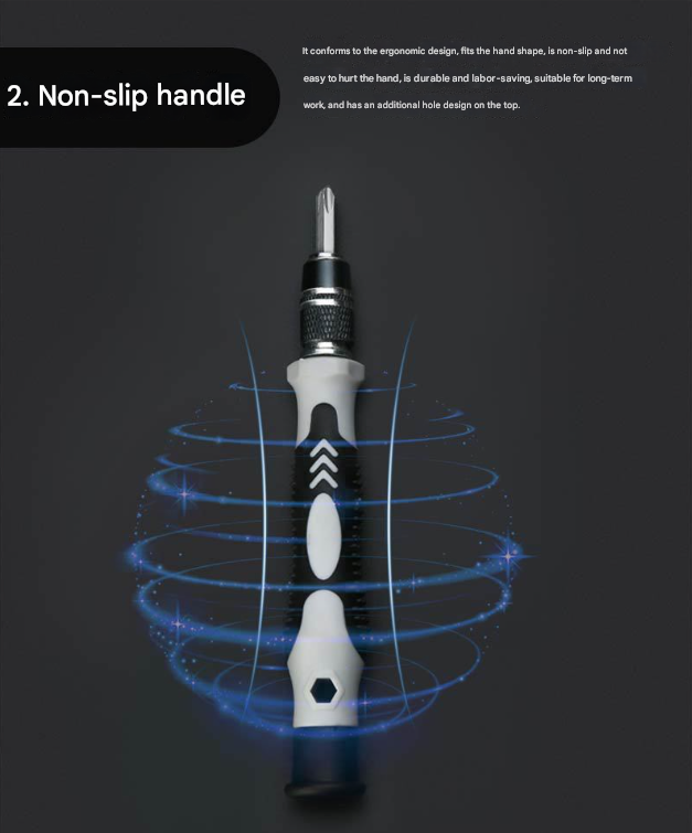 Grey Professional 115-in-1 Precision Screwdriver Set - Magnetic Repair Tool Kit for PC, Laptop, Phone & Electronics Tristar Online