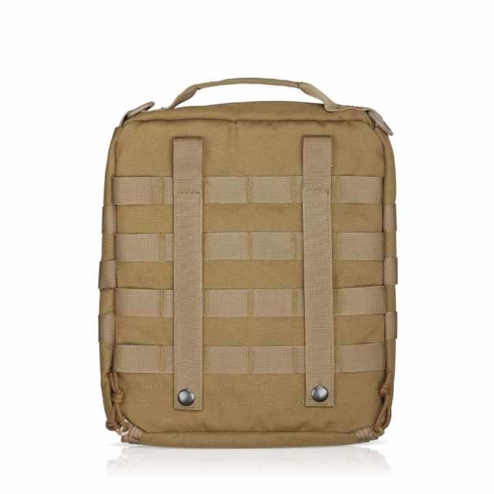 Grey Tactical Helmet Bag & Utility Pouch - Padded MOLLE Gear Storage Carrier Tristar Online
