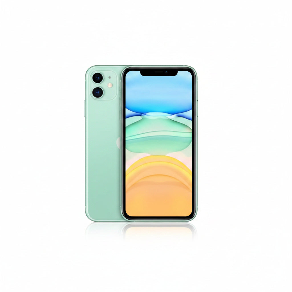 Apple iPhone 11 64GB,128GB,256GB - Black, White, Purple, Yellow, Green, Red - Acceptable- Refurbished Apple