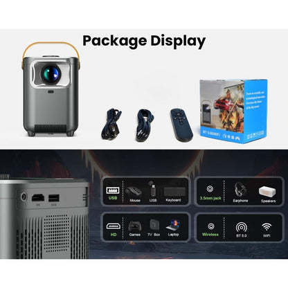 Transpeed S1 Smart Portable Projector for 4K Cine Camping Magcubic