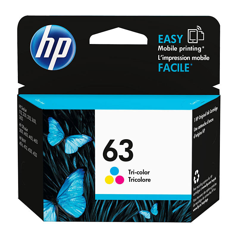HP #63 Tri Col Ink F6U61AA HP