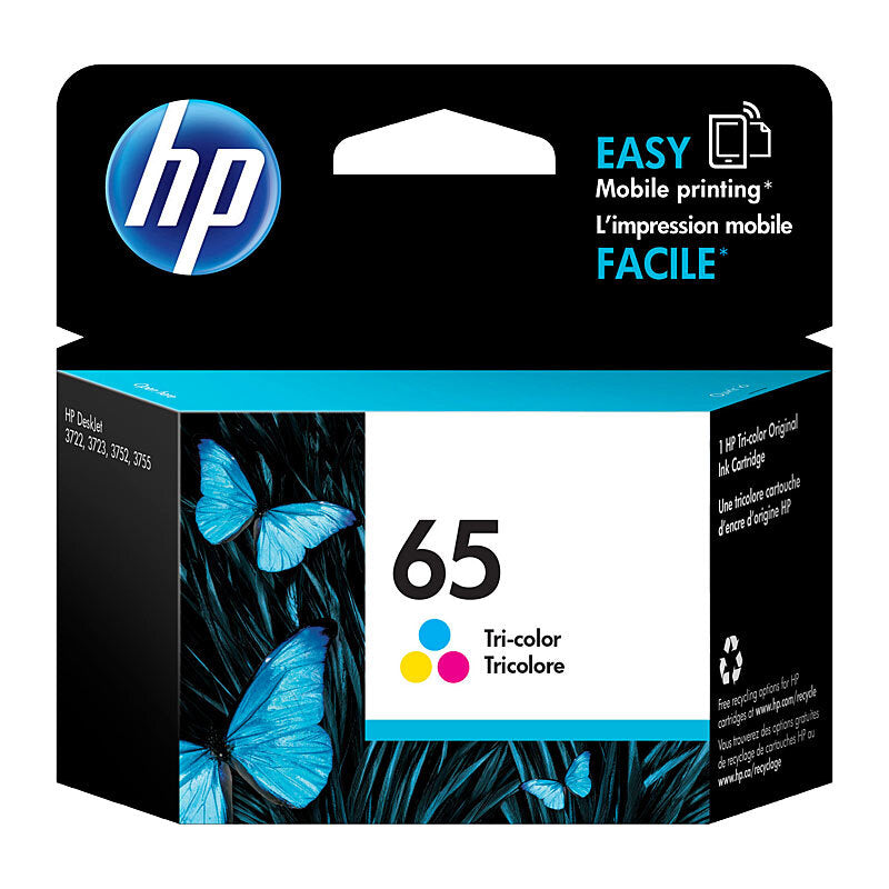 HP #65 Tri Col Ink N9K01AA HP