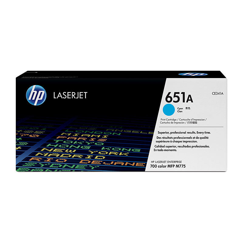 HP #651A Cyan Toner CE341A HP