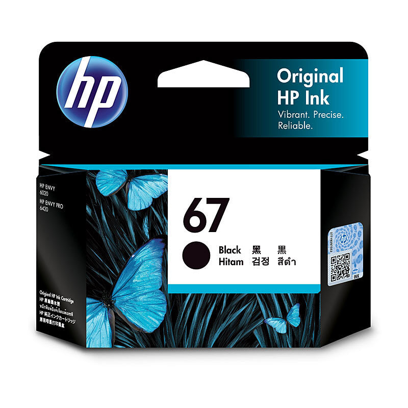 HP #67 Black Ink 3YM56AA HP