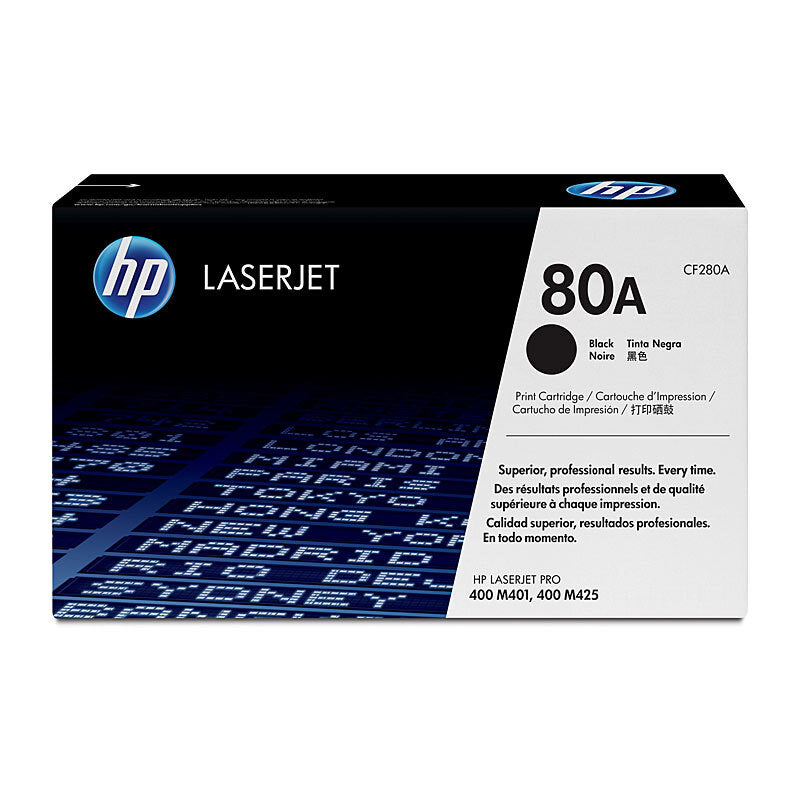 HP #80A Black Toner CF280A HP