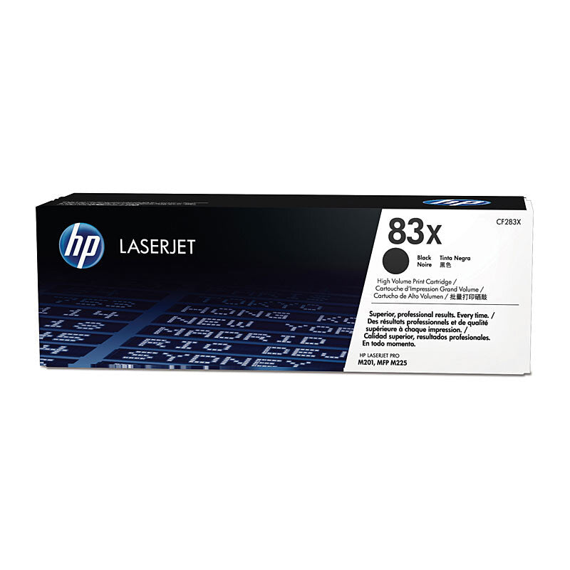 HP #83X Black Toner CF283X HP