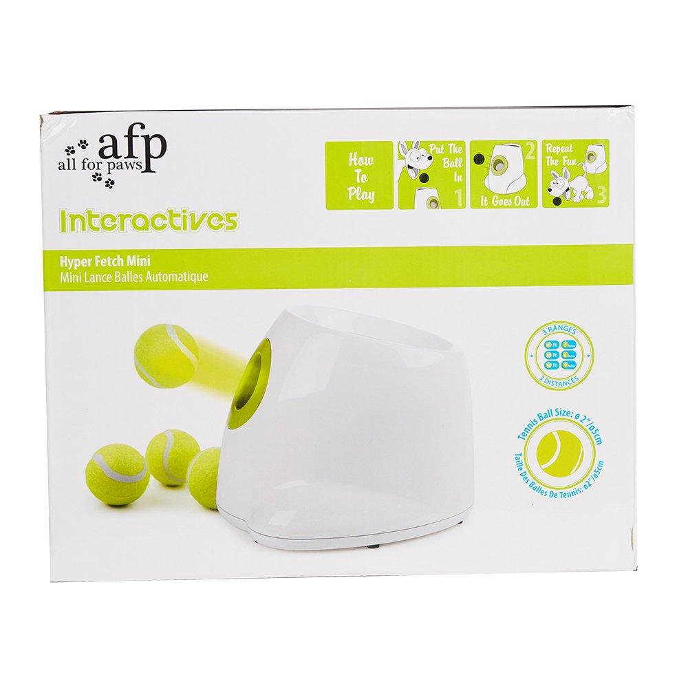 Hyper Fetch Mini Dog Ball Launcher - Automatic Interactive Indoor Small Pet Toy