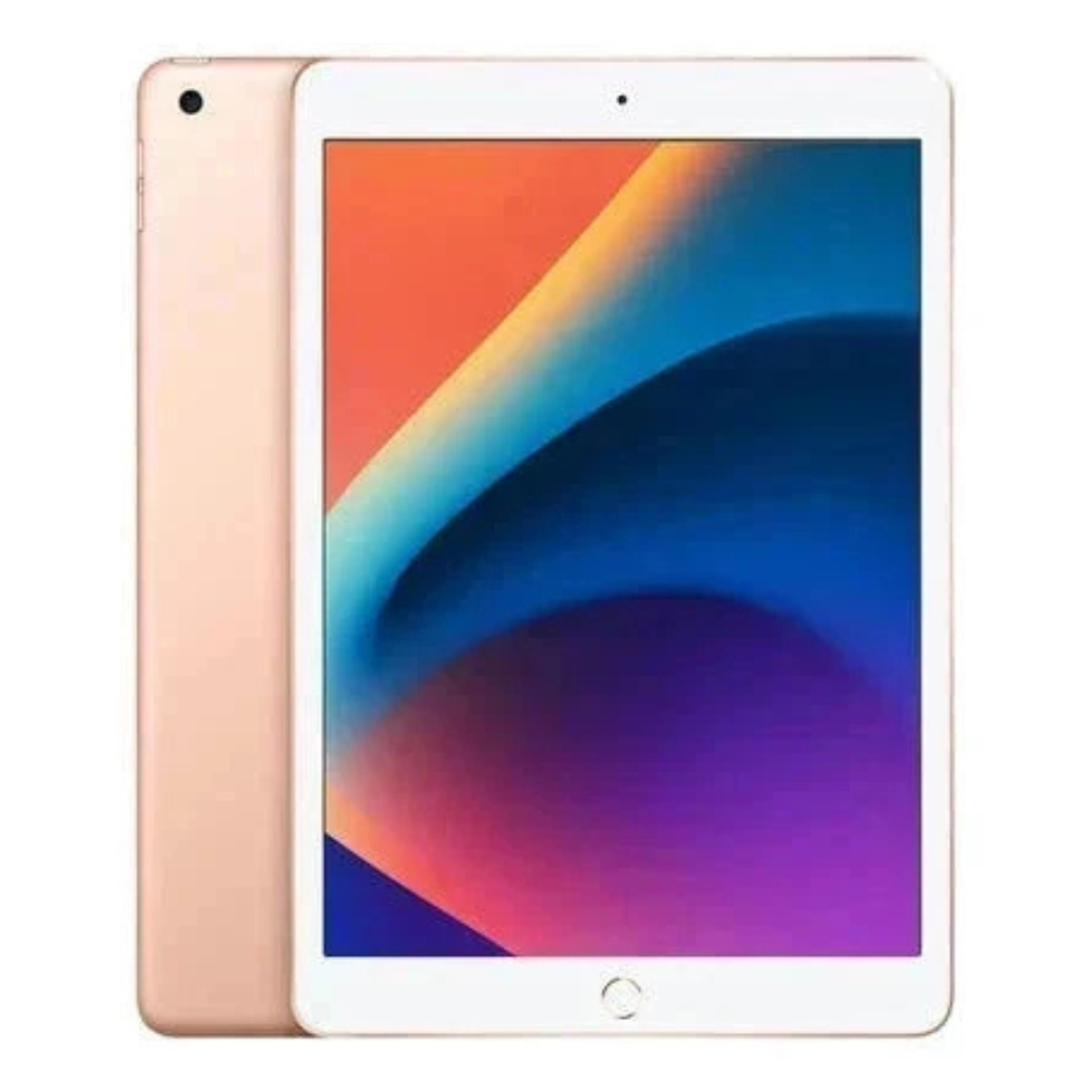 Pristine refurbished iPad 8th Gen 10.2″ – full body view showing slim design