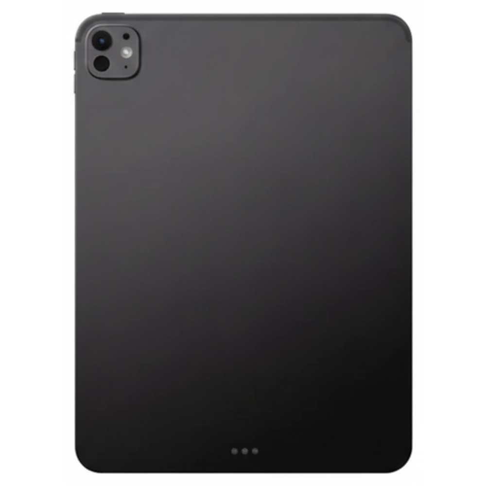 Certified refurbished 13-inch Space Black iPad Pro — front & rear visible