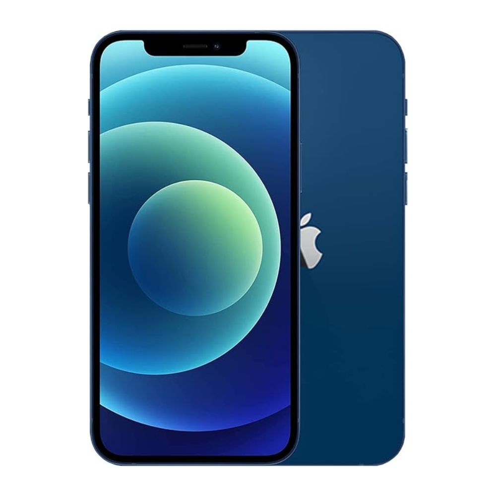 Refurbished iPhone 12 128 GB – angled full device shot, clean frame visible