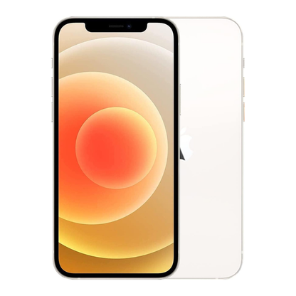 Refurbished iPhone 12 128GB – front view, display on vivid, body clean