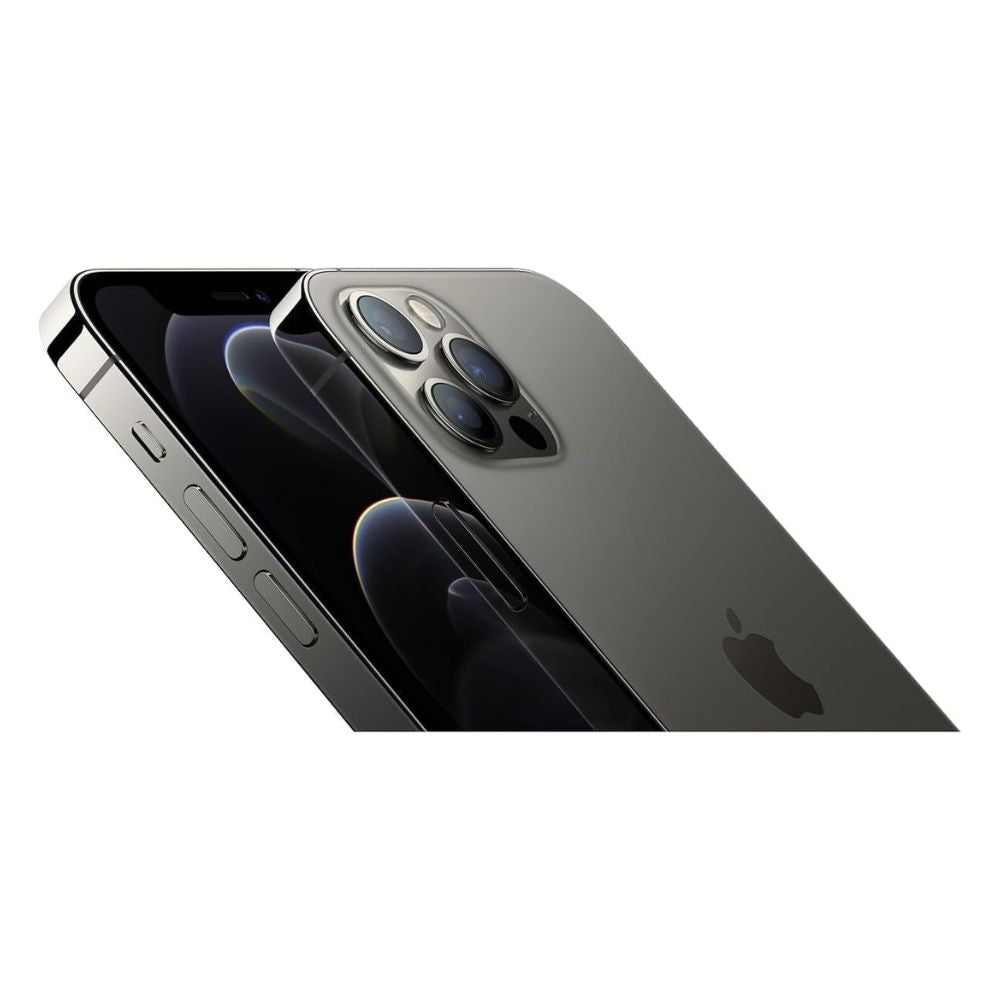 Refurbished iPhone 12 Pro Max 512 GB Graphite – full device front and rear, camera cluster visible