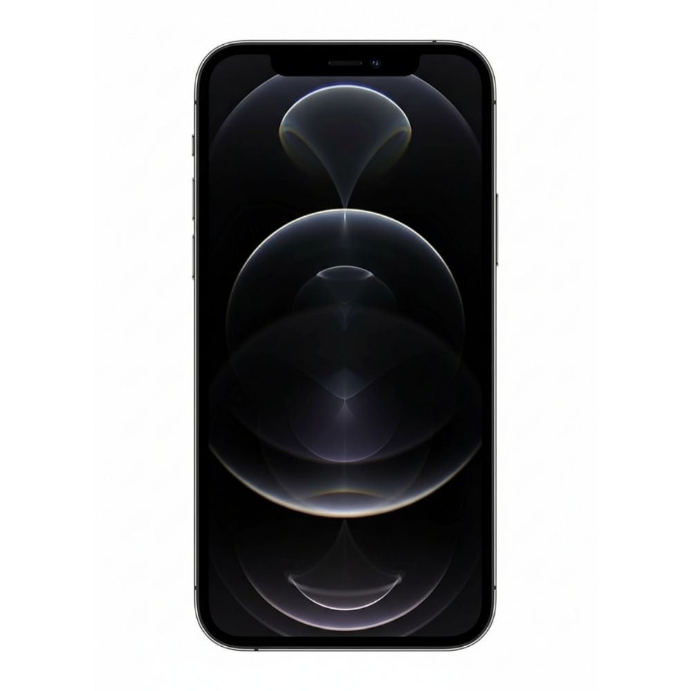 Refurbished iPhone 12 Pro Max 512 GB Graphite – straight‑on product shot on neutral background