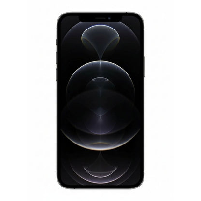 Refurbished iPhone 12 Pro Max 512 GB Graphite – straight‑on product shot on neutral background