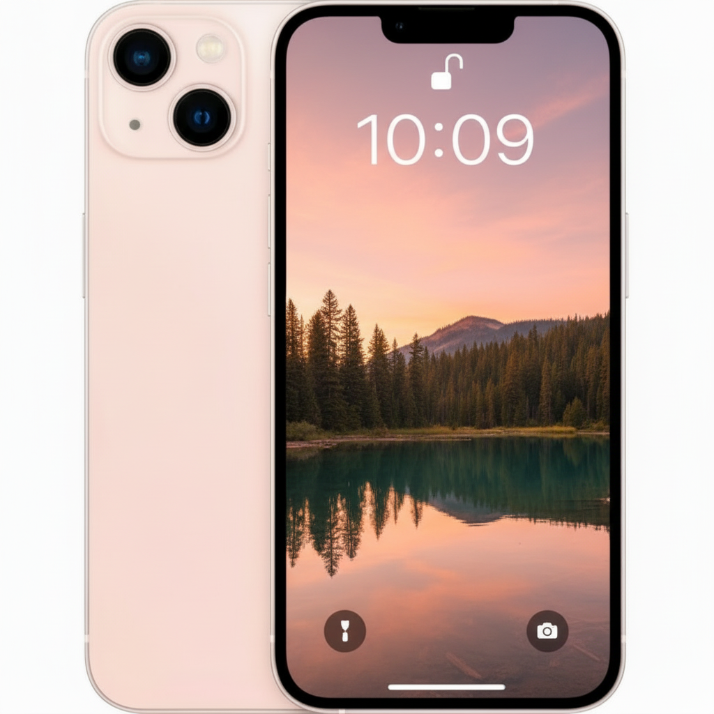 Apple iPhone 13 Mini – 128GB / 256GB / 512GB | Midnight, Starlight, Blue, Pink, Green, Red - Acceptable - Refurbished Apple